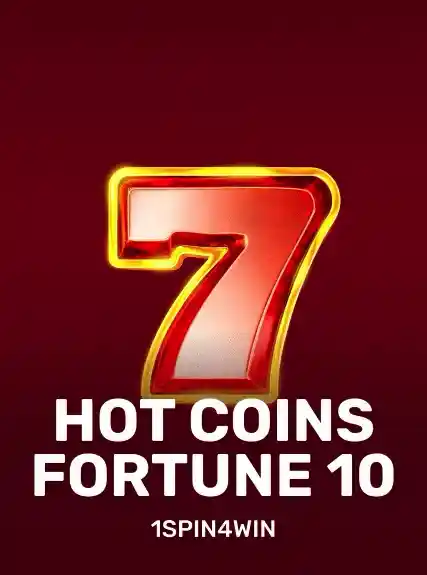 Hot Coins Fortune 10 game tile